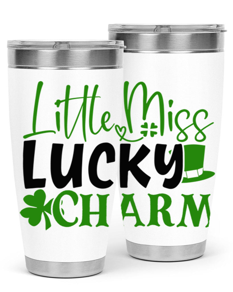 Little Miss Lucky Charm Style 154#- St Patricks Day- Tumbler