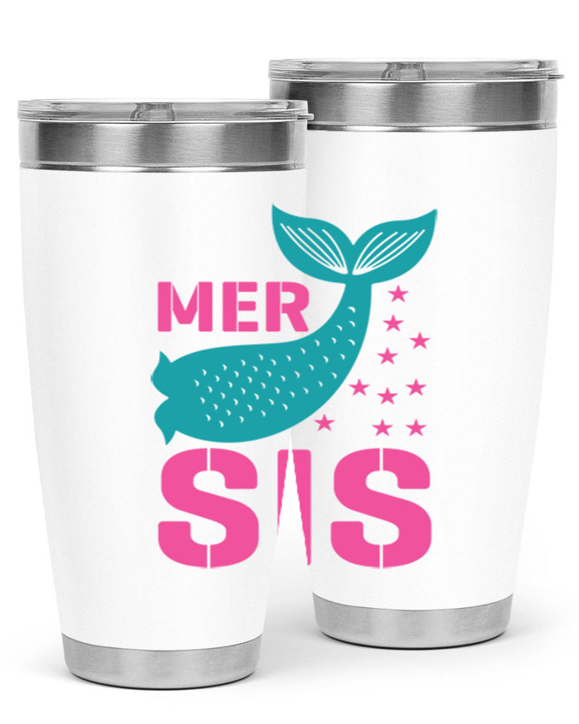 Mer Sis 345#- mermaid- Tumbler
