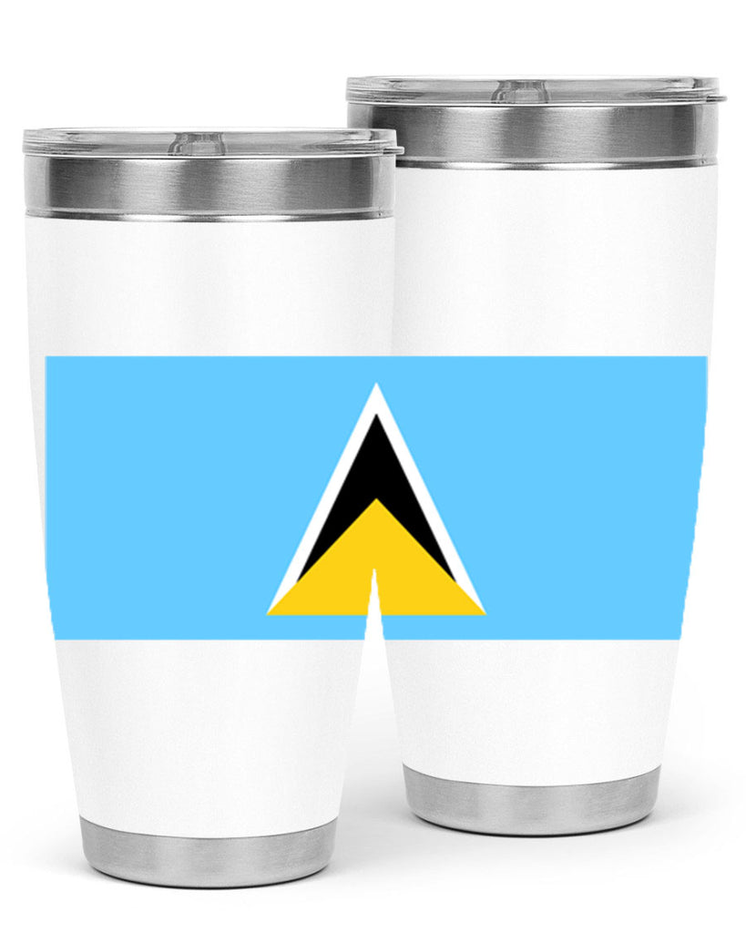 Saint Lucia 51#- world flags- Tumbler