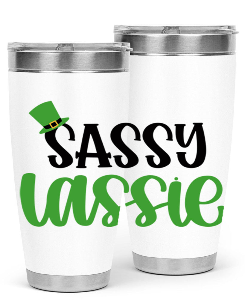 Sassy Iassie Style 34#- St Patricks Day- Tumbler