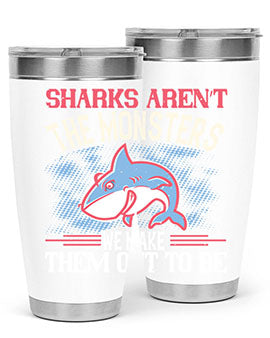 Sharks aren’t the monsters we make them out to be Style 24#- shark  fish- Tumbler