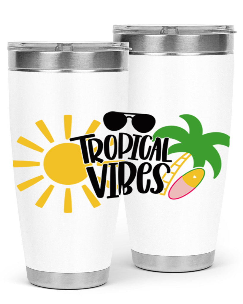 Tropical Vibes Style 9#- summer- Tumbler