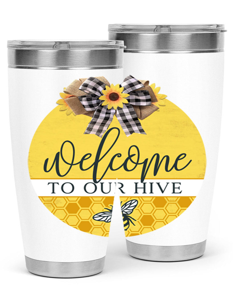 Welcome to our Hive complete yellow Mockup589#- spring- Tumbler