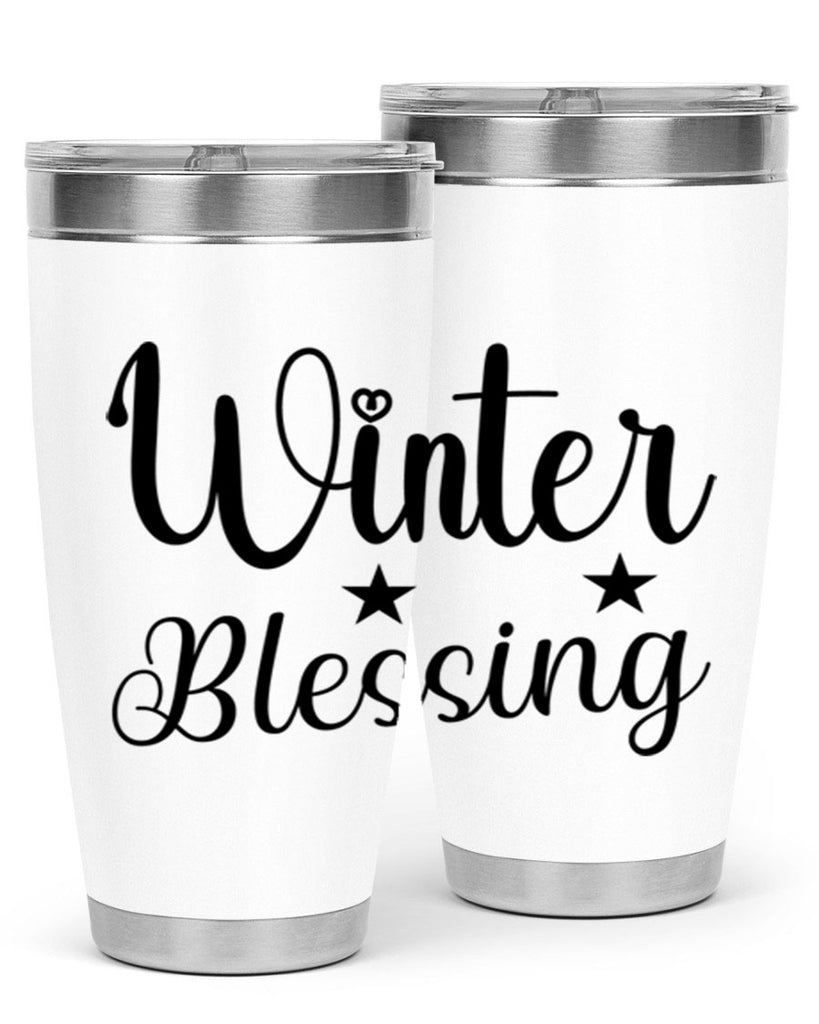 Winter Blessing 484#- winter- Tumbler