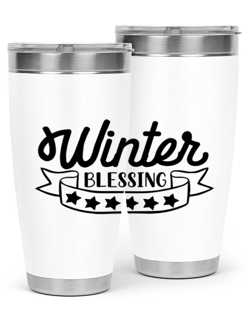Winter Blessing 485#- winter- Tumbler