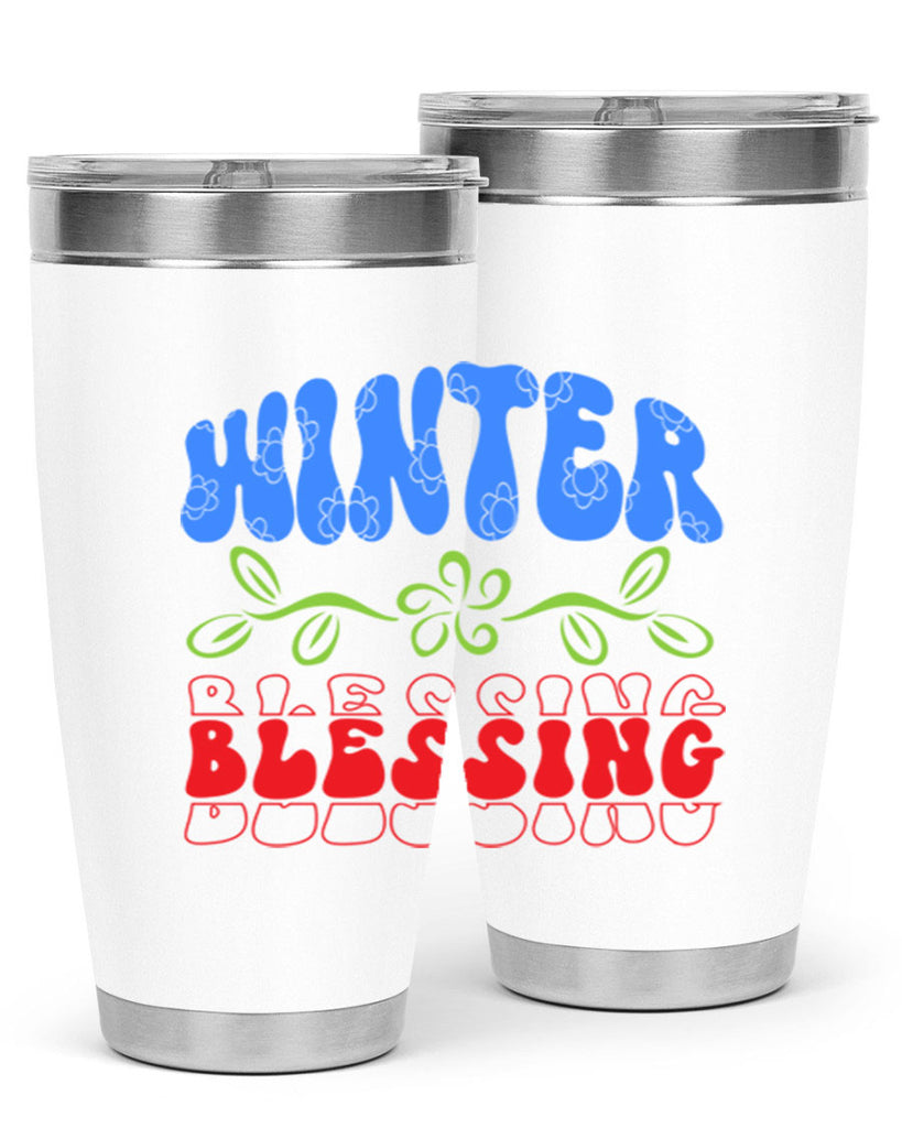 Winter blessing 487#- winter- Tumbler