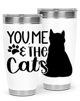 You Me The Cat Style 110#- cat- Tumbler
