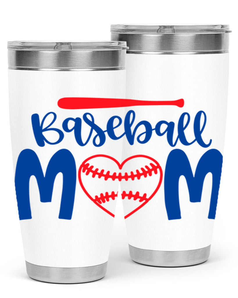 baseball mom 2077#- baseball- Tumbler