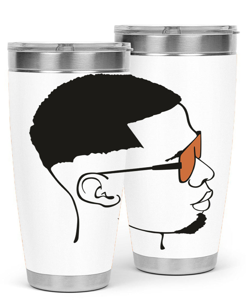 beardman 57#- black men - boys- tumbler
