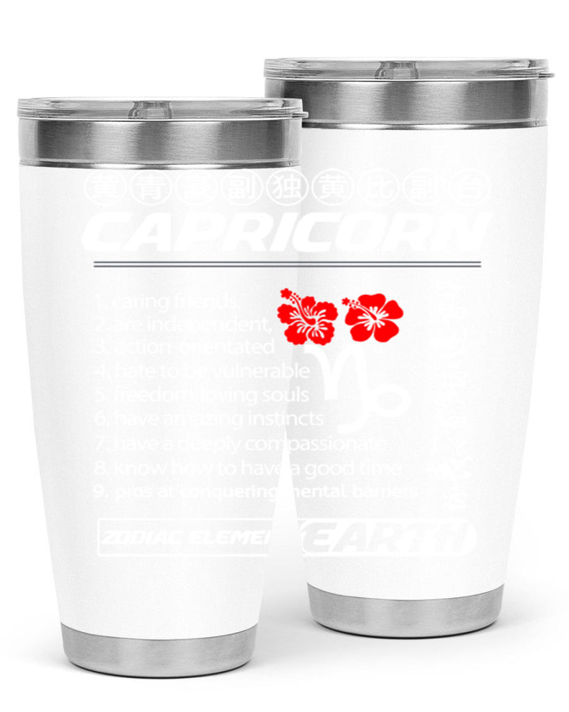 capricorn 207#- zodiac- Tumbler