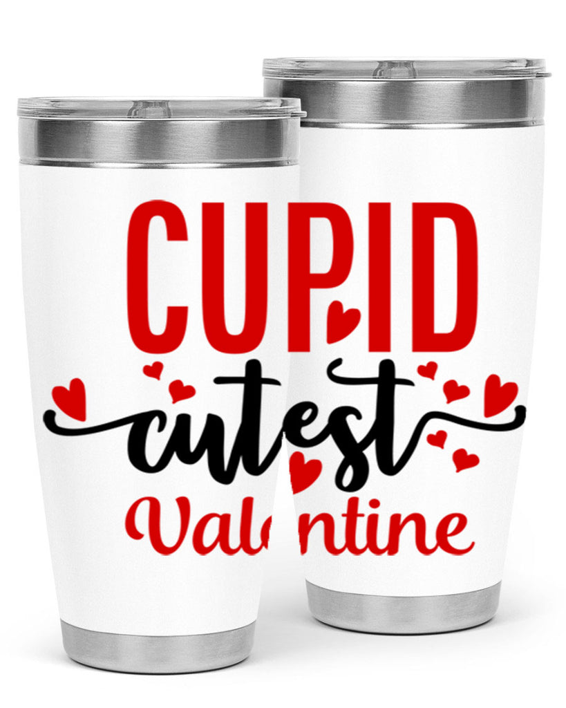 cupid cutest valentine 80#- valentines day- Tumbler