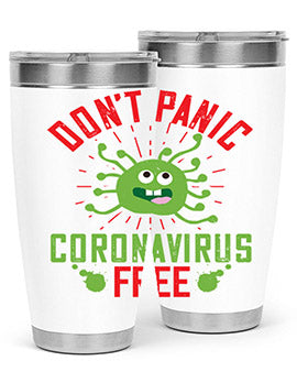 dont panic coronavirus free Style 43#- corona virus- Tumbler