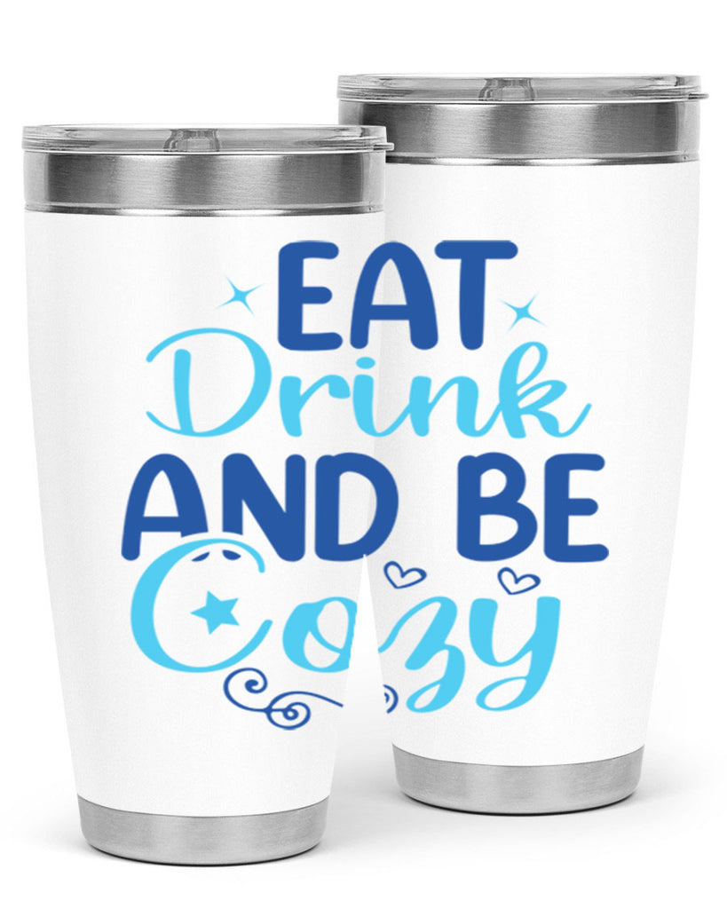 eat drink and be cozy 97#- winter- Tumbler