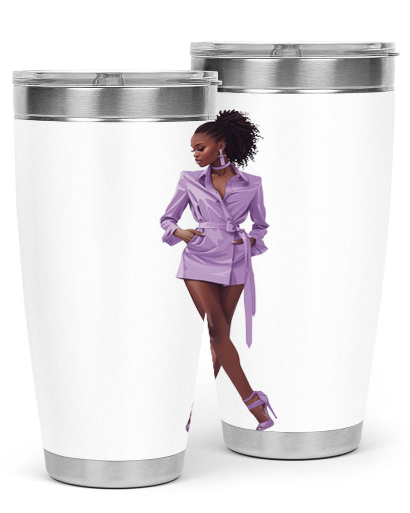 fashion girl in lavender 56#- fashion- Cotton Tank