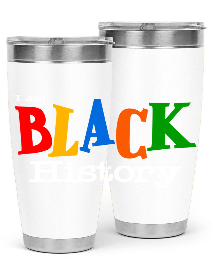 i am black  history 119#- black words phrases- Cotton Tank