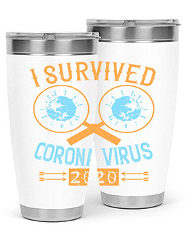 i survived corona virus Style 34#- corona virus- Tumbler