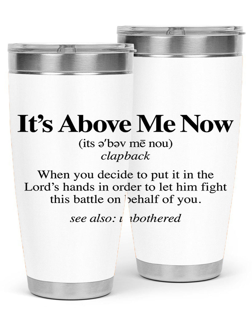 its above me now definition 104#- black words phrases- Cotton Tank