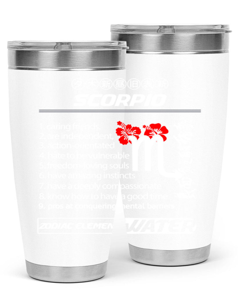 scorpio 456#- zodiac- Tumbler