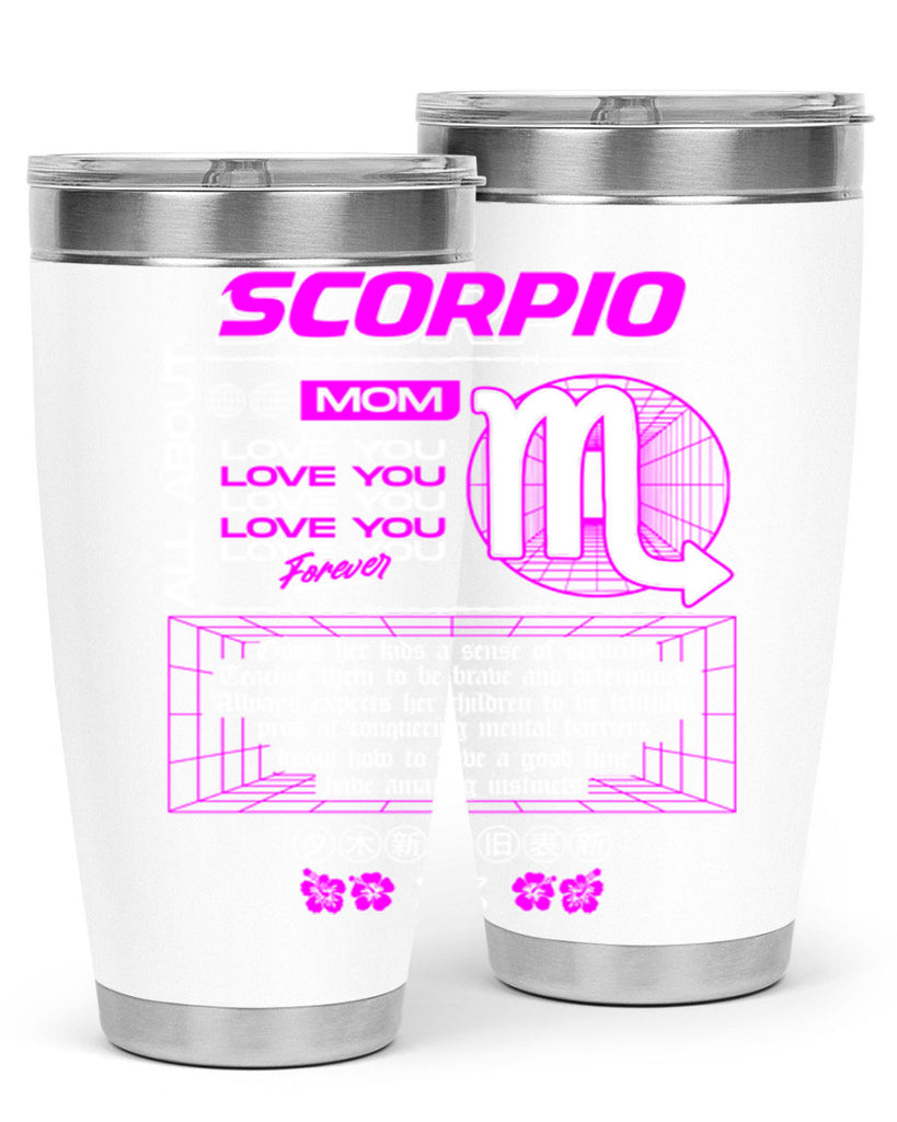 scorpio 457#- zodiac- Tumbler