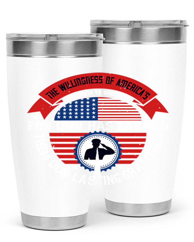 the willingness of americas 88#- Veterns Day- Tumbler
