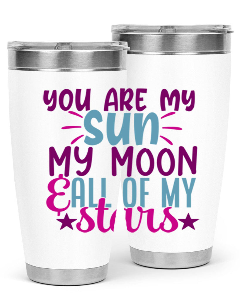 you are my sun my moon all of my stars 5#- family- Tumbler