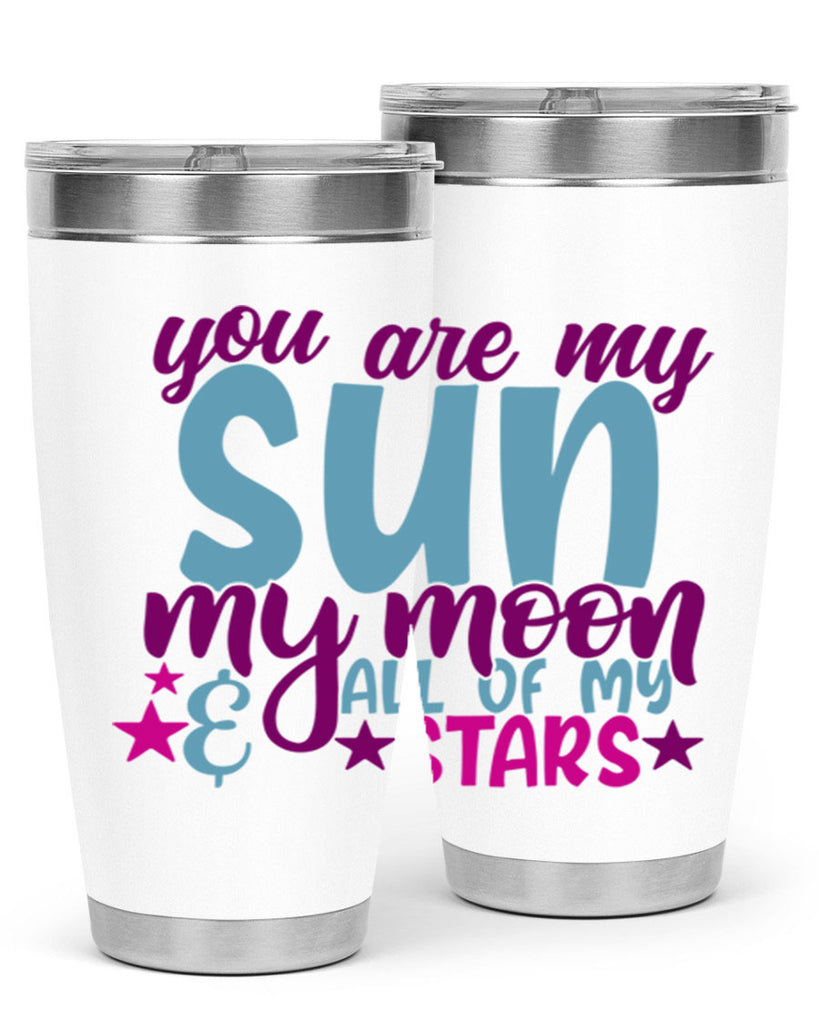 you are my sun my moon all of my stars 6#- family- Tumbler