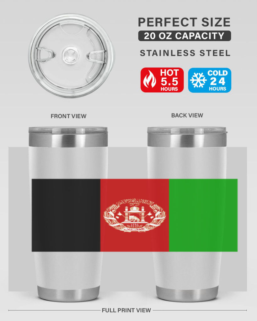 Afghanistan 197#- world flags- Tumbler