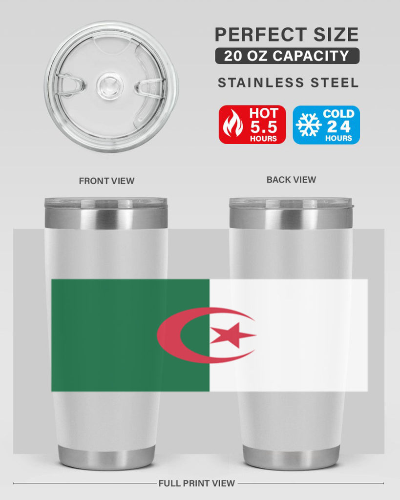 Algeria 195#- world flags- Tumbler