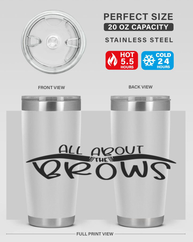 All About The Brows Style 147#- make up- Tumbler