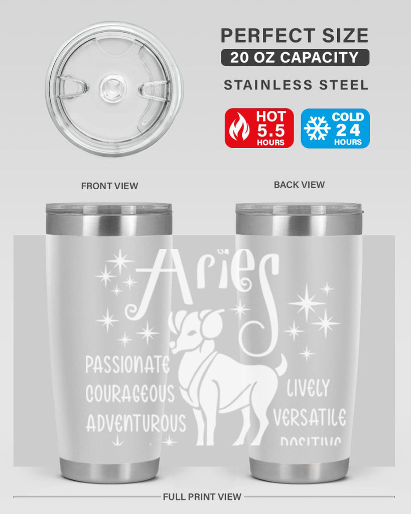 Aries 99#- zodiac- Tumbler