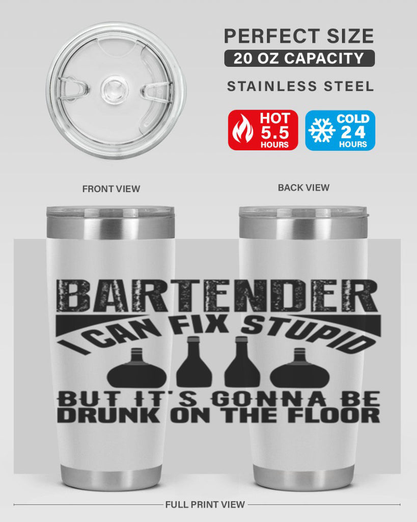 Bartender I can fix Style 9#- bartender- tumbler