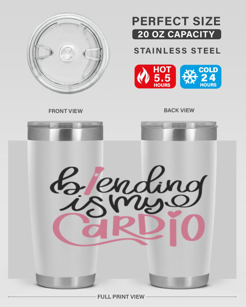 Blending is my Cardio Style 130#- make up- Tumbler