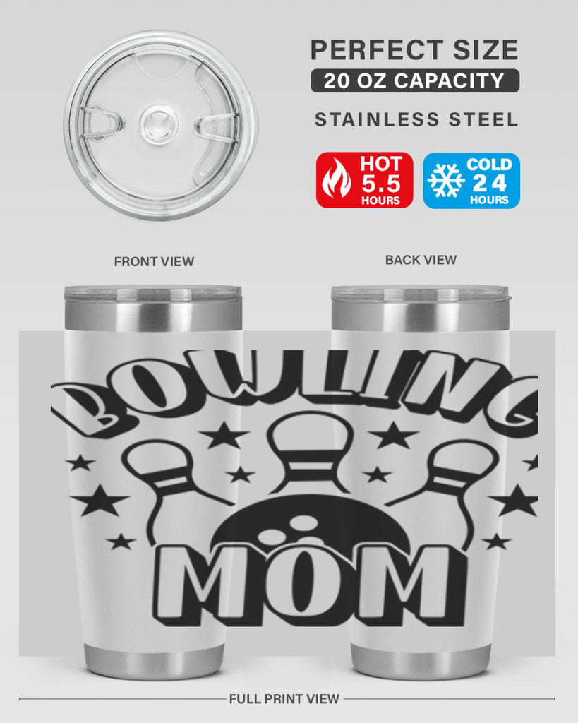 Bowling mom 1404#- bowlig- Tumbler