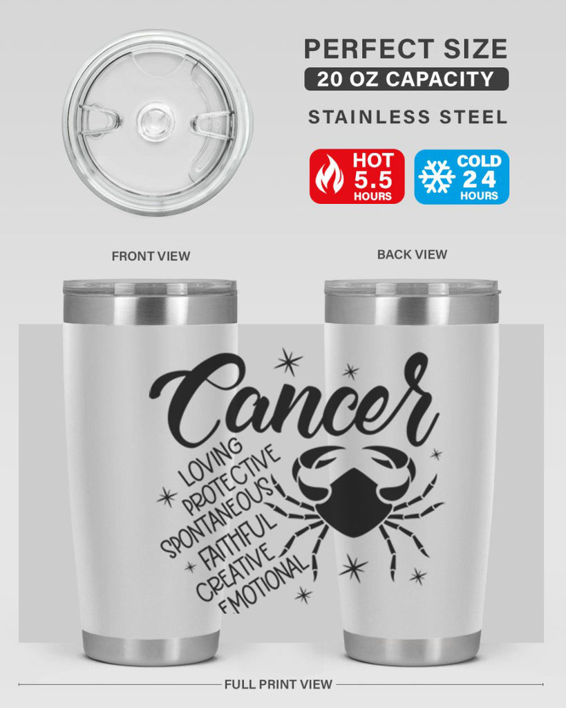 Cancer 151#- zodiac- Tumbler