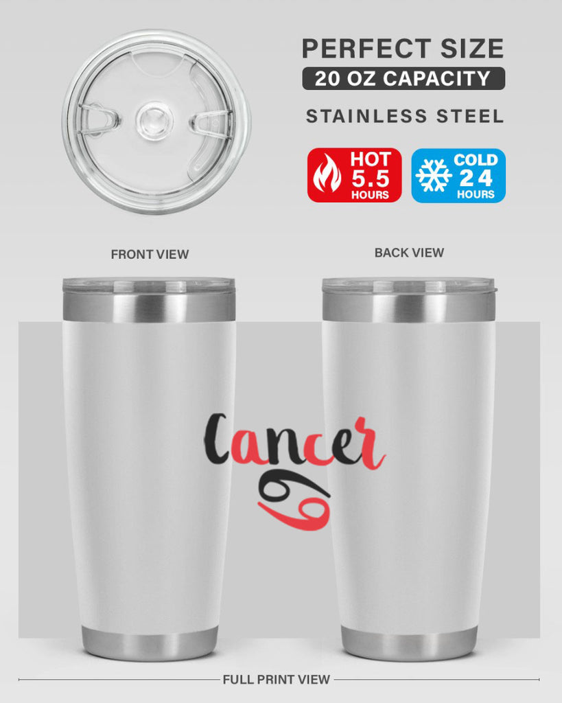 Cancer 152#- zodiac- Tumbler