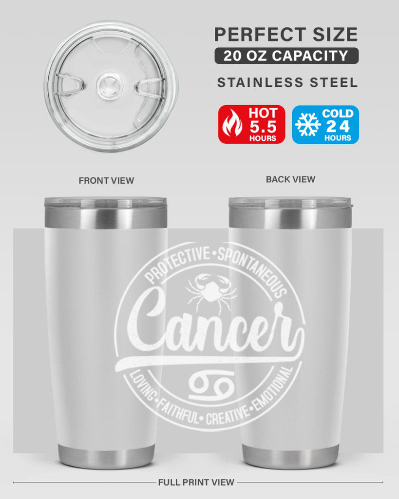 Cancer 154#- zodiac- Tumbler