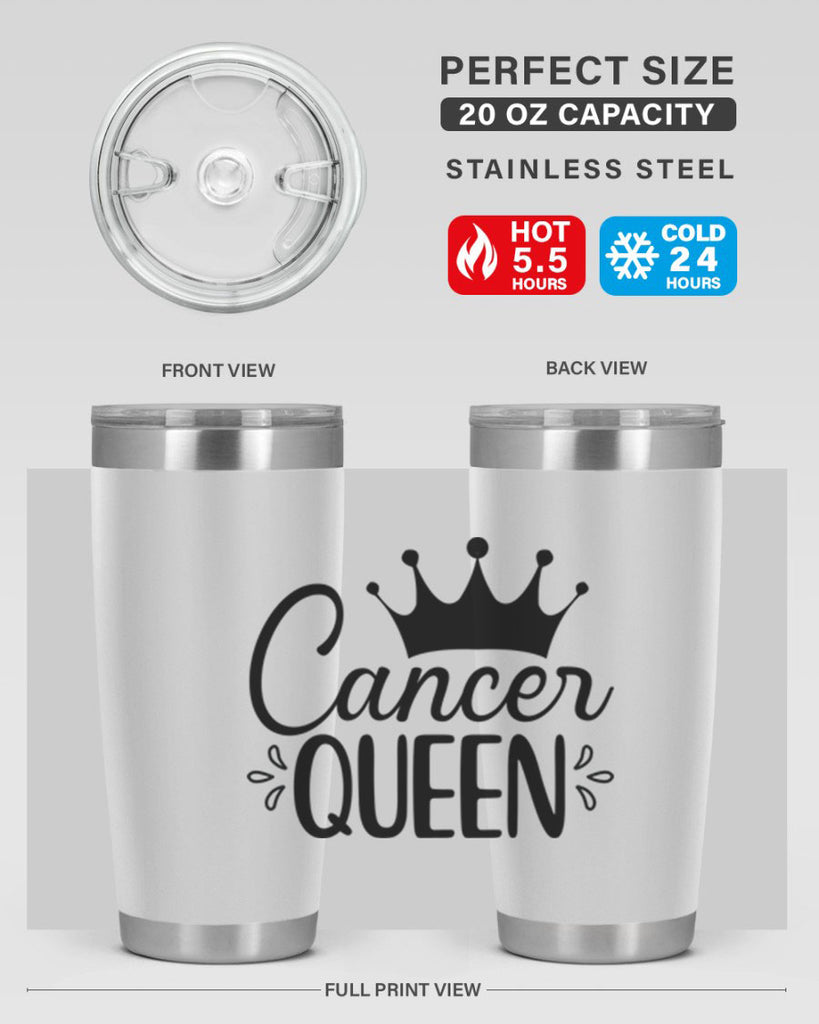 Cancer queen 161#- zodiac- Tumbler