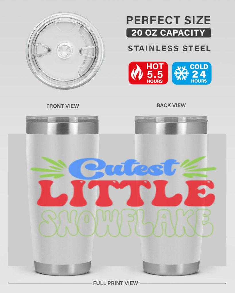 Cutest little snowflake 89#- winter- Tumbler