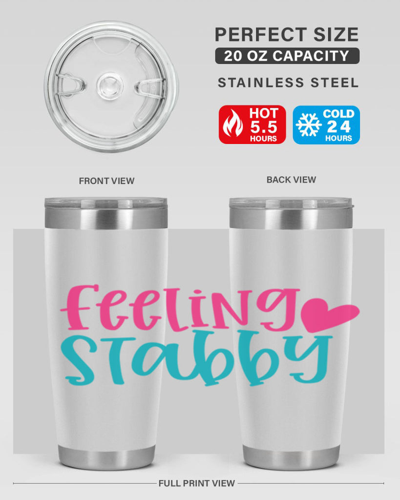 Feeling Stabby Nurse Style 386#- nurse- tumbler
