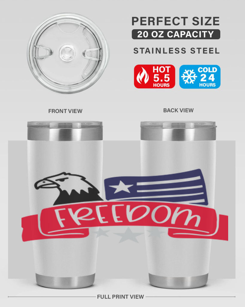 Freedom Style 147#- Fourt Of July- Tumbler
