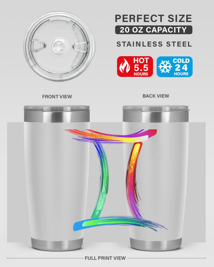 Gemini 222#- zodiac- Tumbler