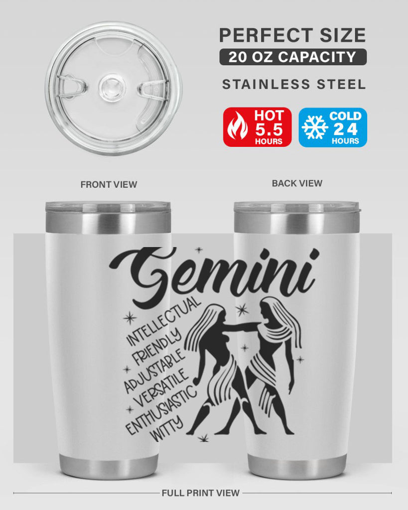 Gemini 223#- zodiac- Tumbler