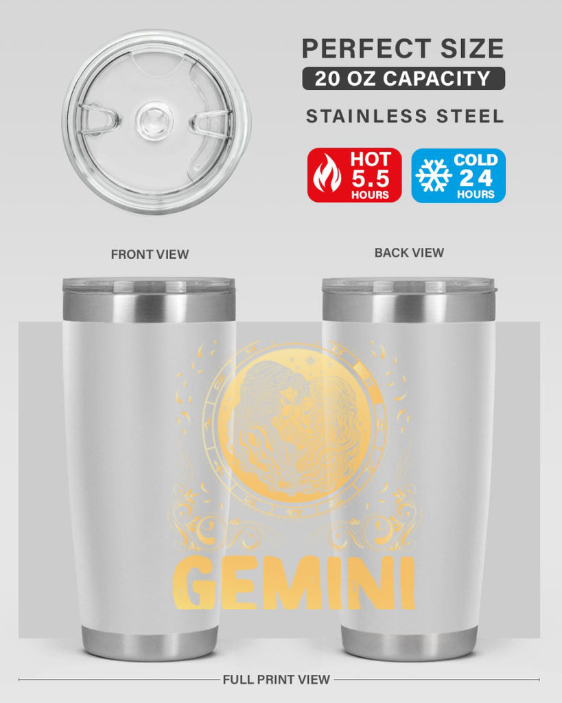 Gemini 234#- zodiac- Tumbler