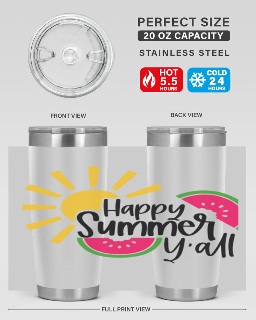 Happy Summer Yall Style 41#- summer- Tumbler