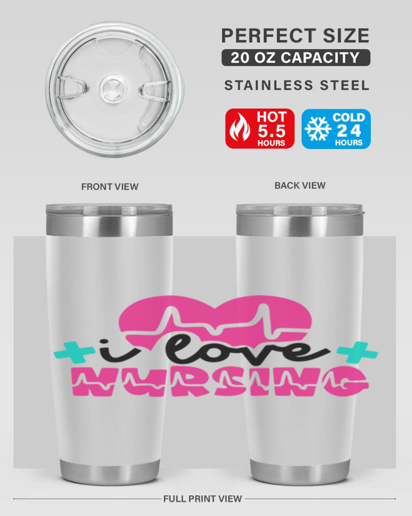 I Love Nursing Style Style 170#- nurse- tumbler