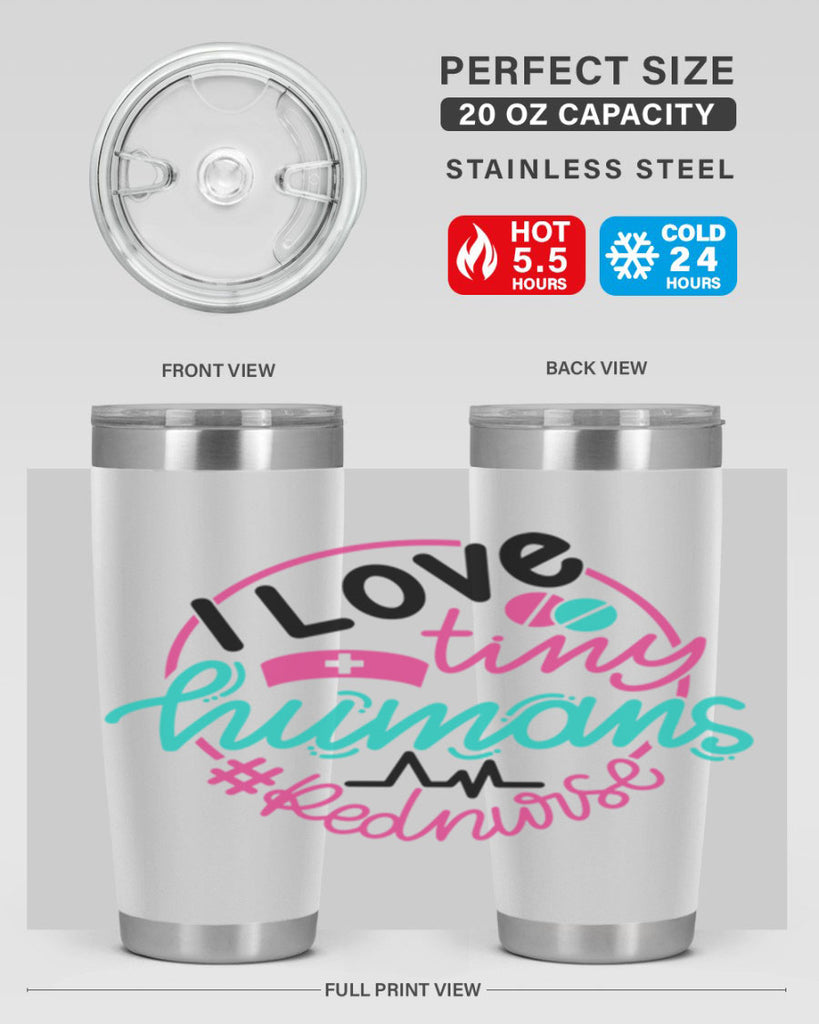 I Love Tiny Humans Red Nurse Style Style 167#- nurse- tumbler