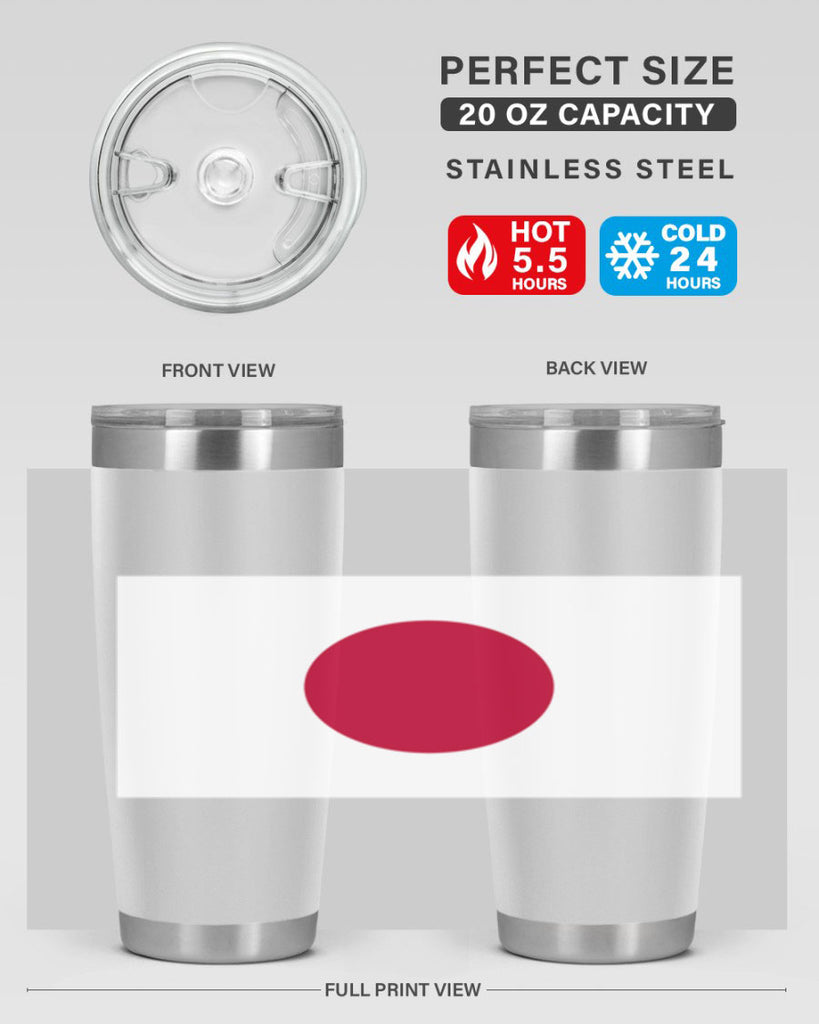 Japan 113#- world flags- Tumbler