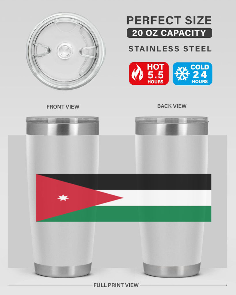Jordan 112#- world flags- Tumbler
