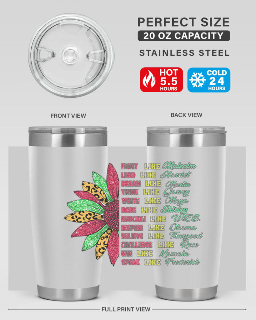 Juneteenth Sunflower Design 17#- Juneteenth- tumbler