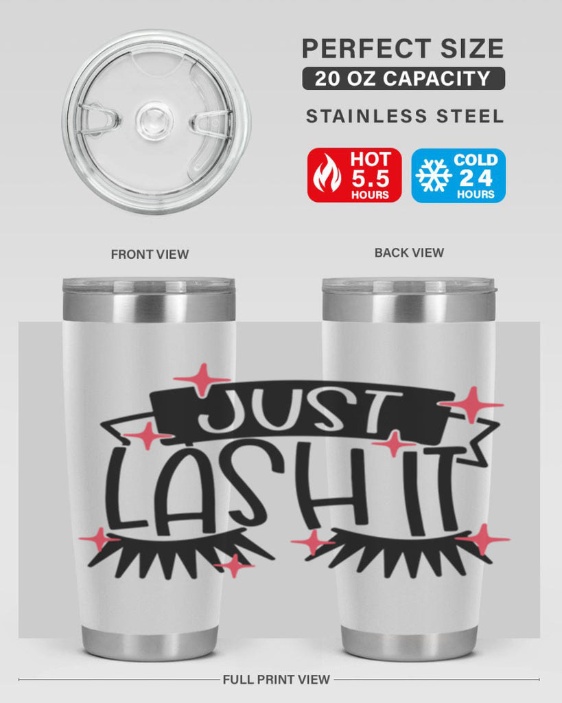 Just Lash It Style 77#- make up- Tumbler